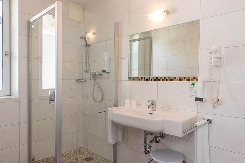 Badezimmer im Sporthotel Kitz 