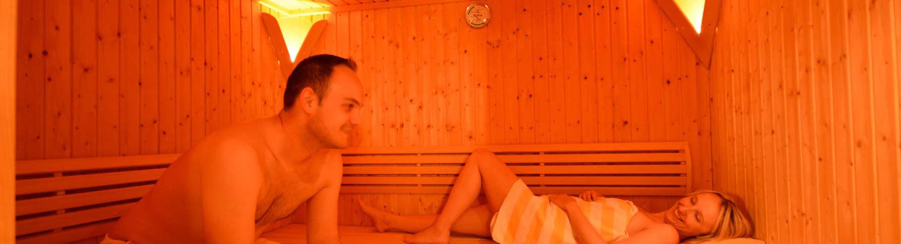 Sauna im Sporthotel in Bruck